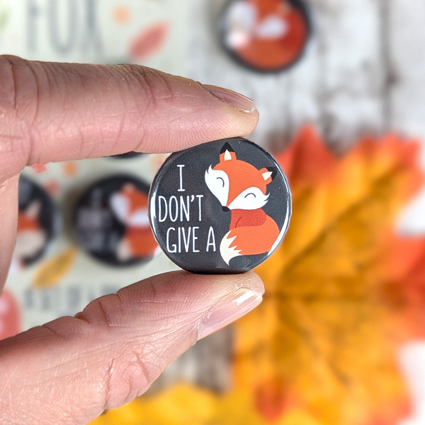 Fox Badges – Set of Four