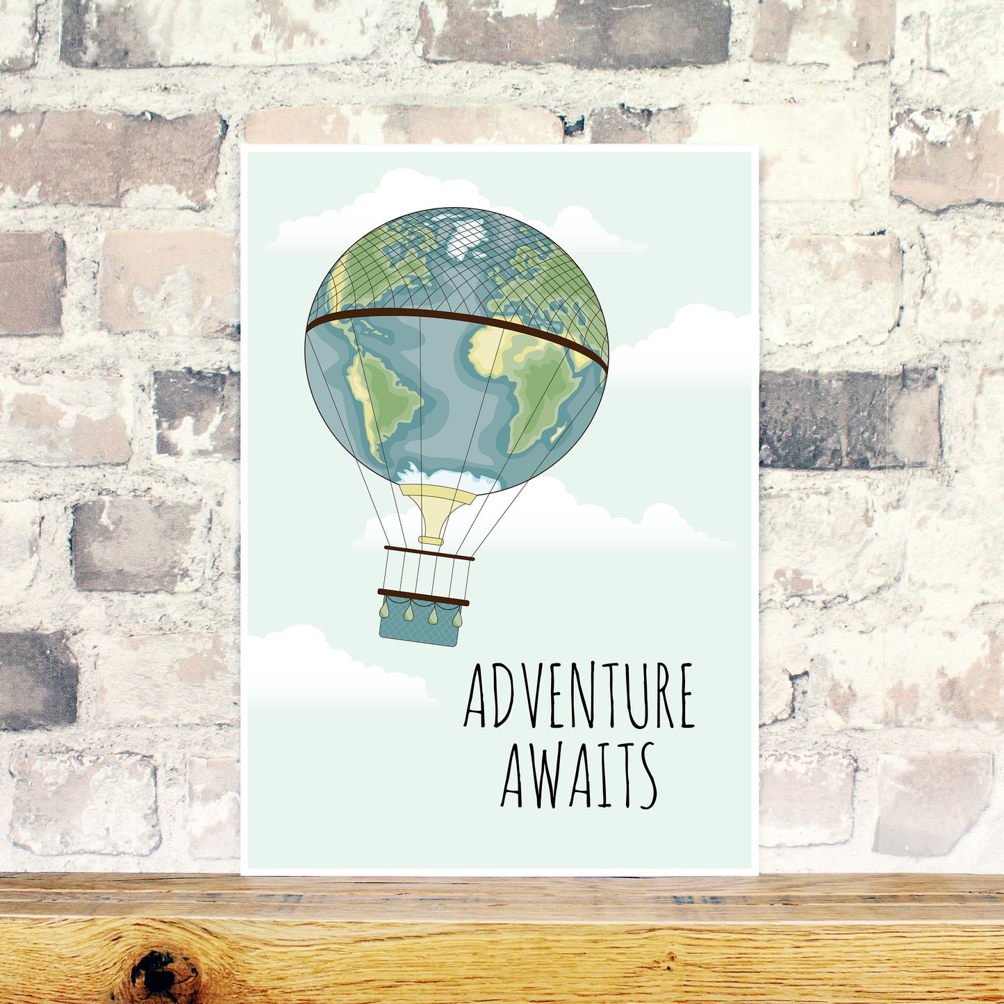 Adventure awaits wall art