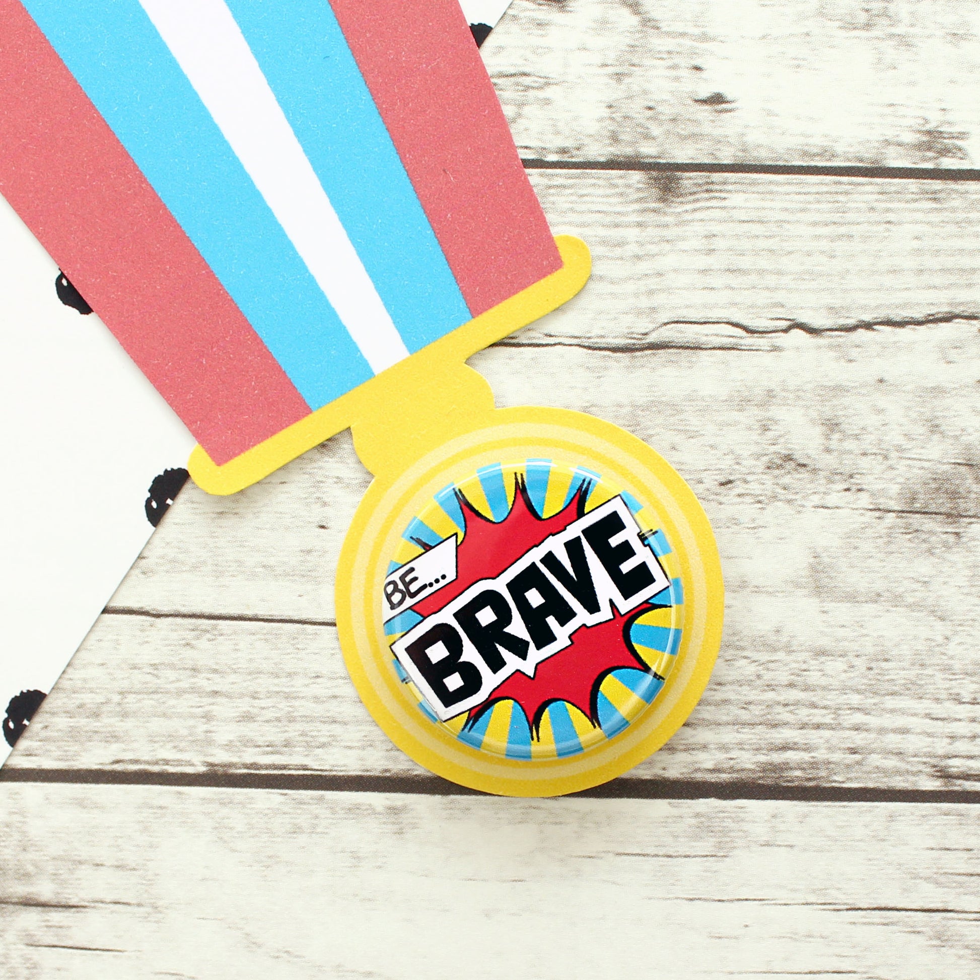 Be Brave Superhero Badge