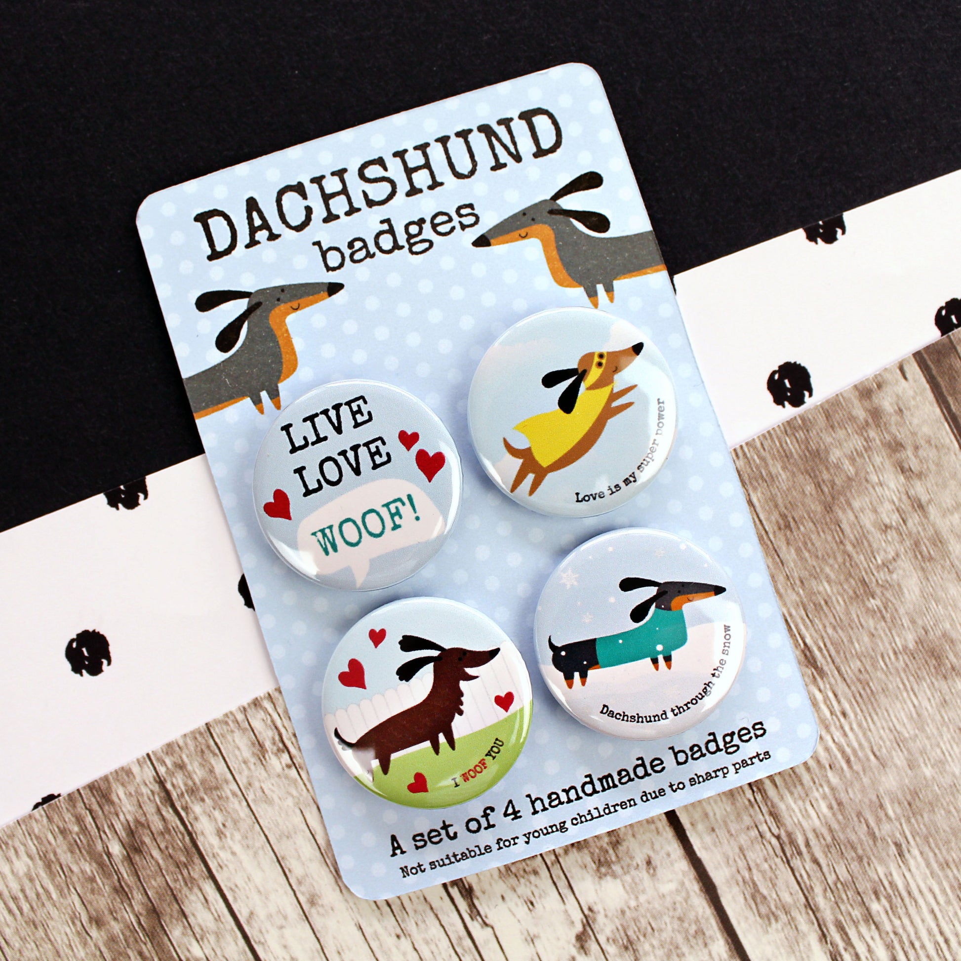 Dachshund badges