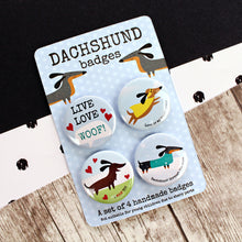 Load image into Gallery viewer, Dachshund badges