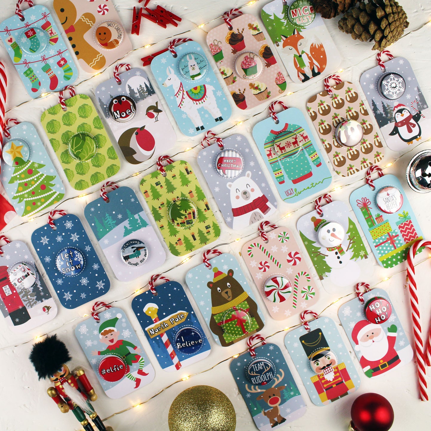 Christmas Badge Advent Calendar