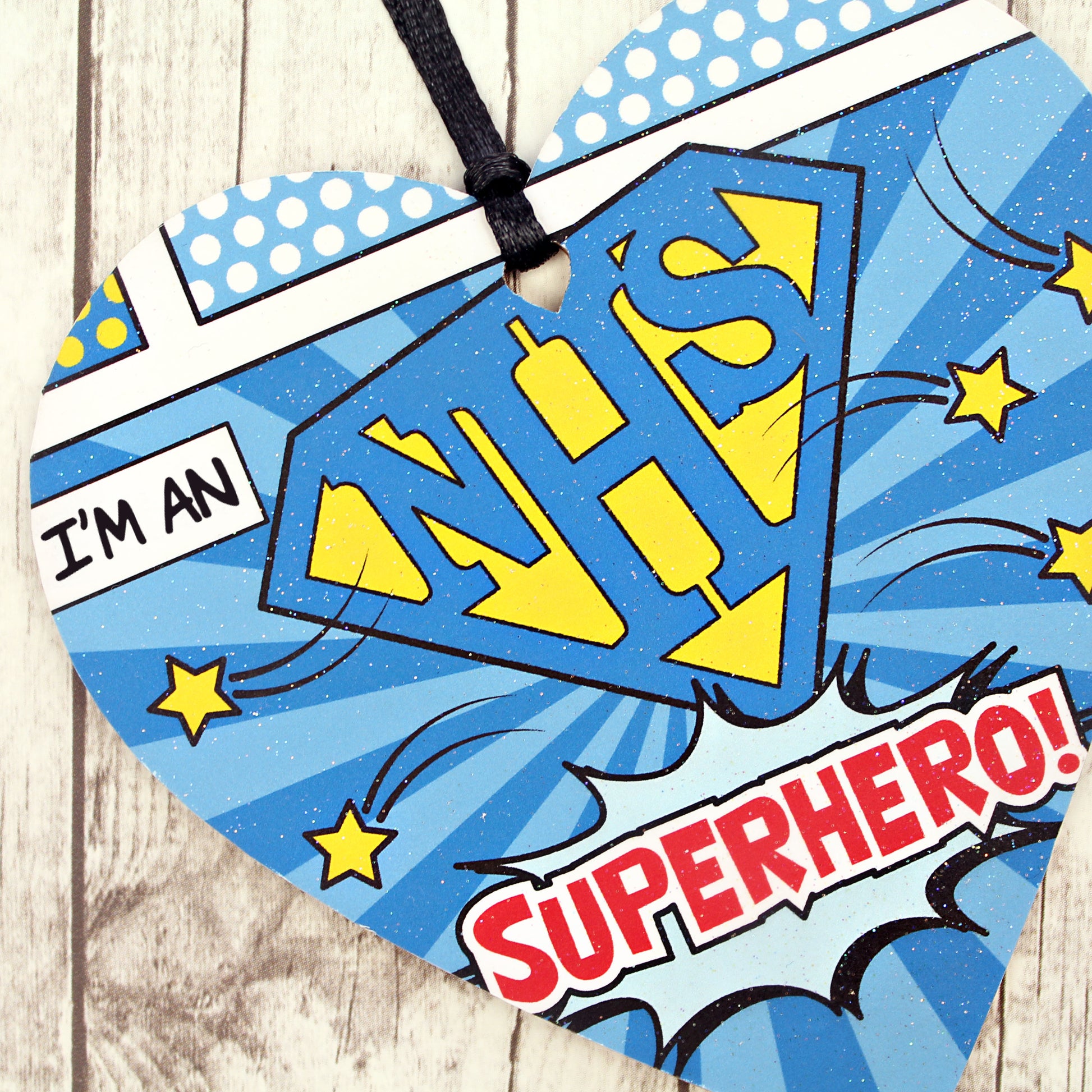 NHS Superhero tag