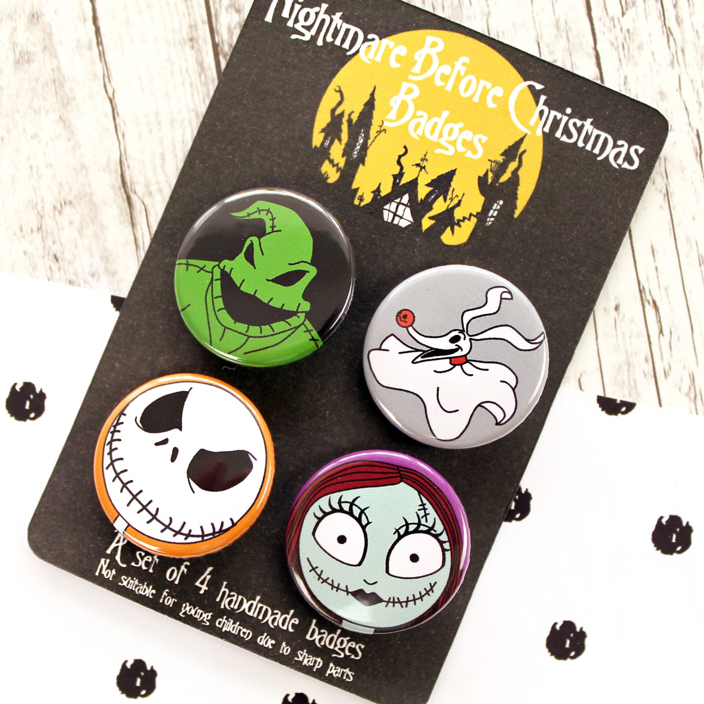 Nightmare before Christmas badges