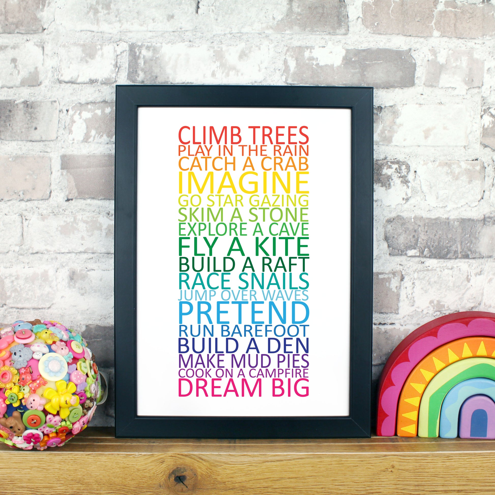 Inspirational children's print