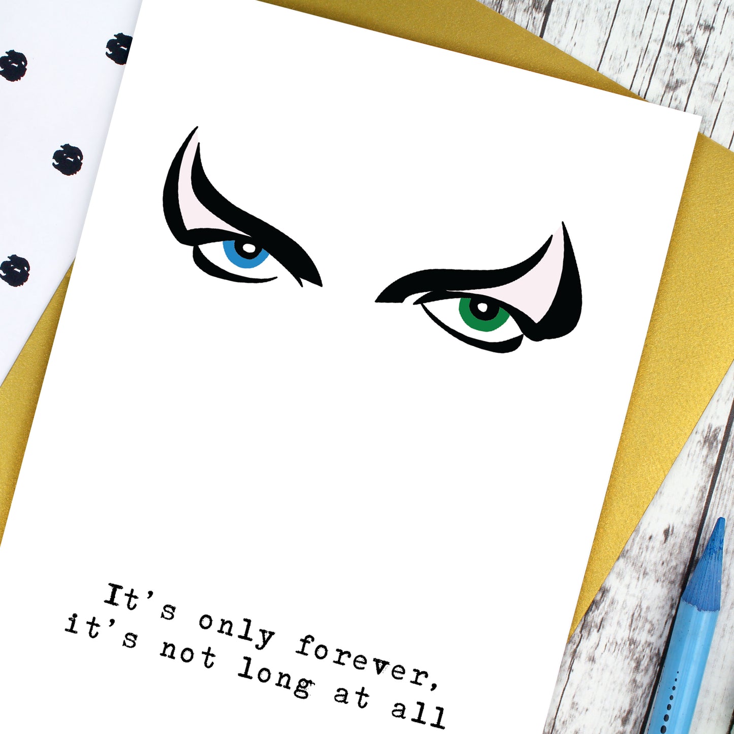 Close up of Jareth's eyes illustration