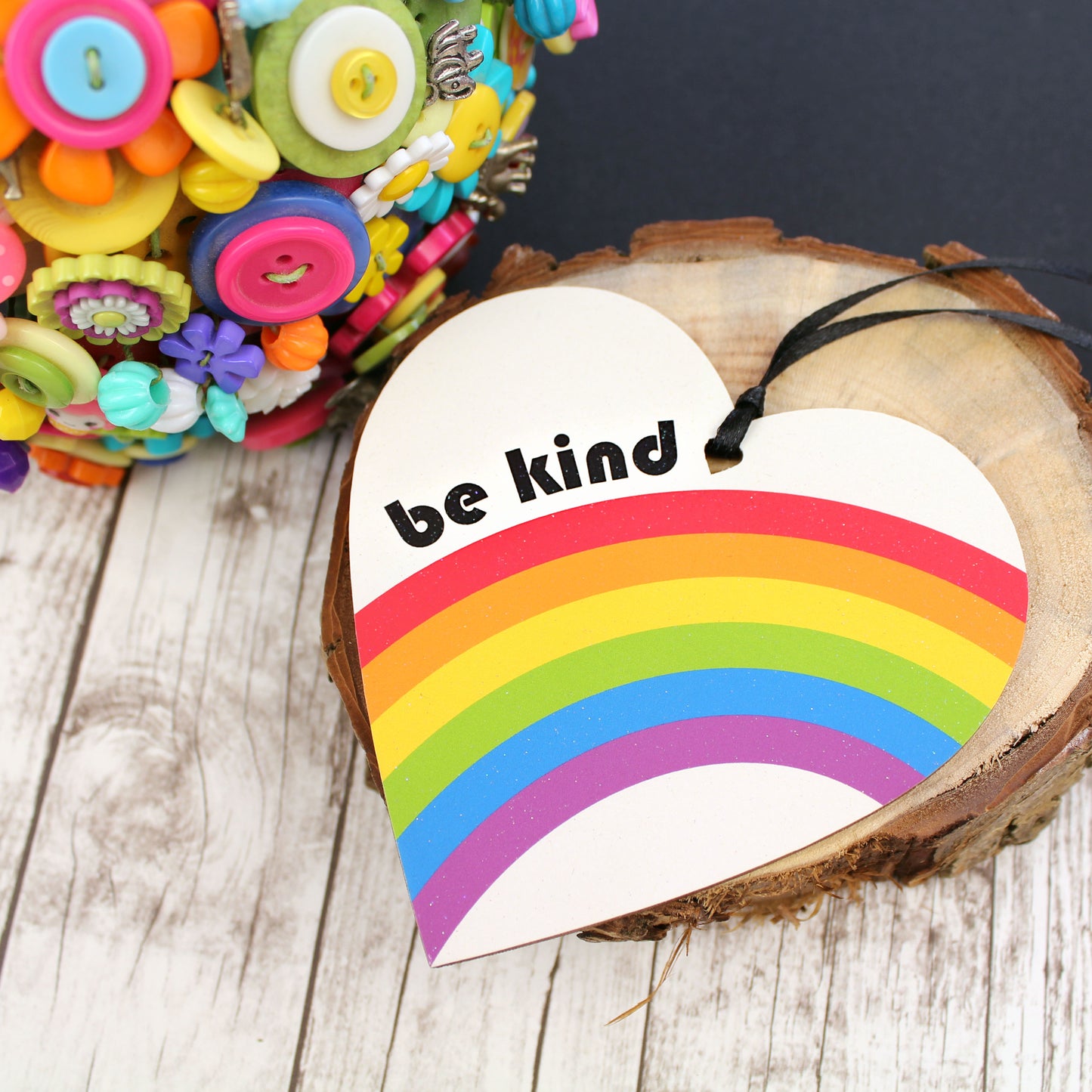 BE kind heart keepsake