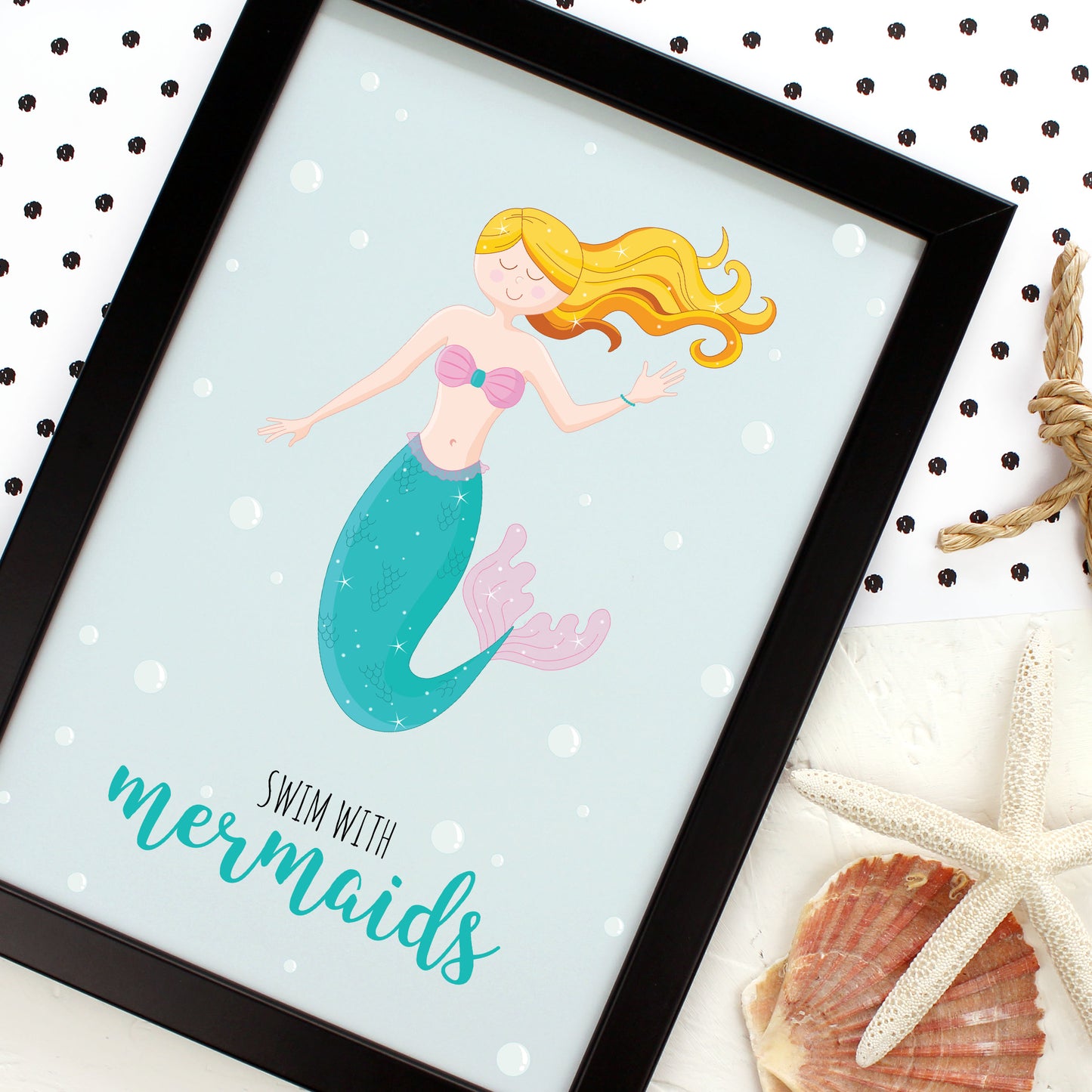 mermaid wall art