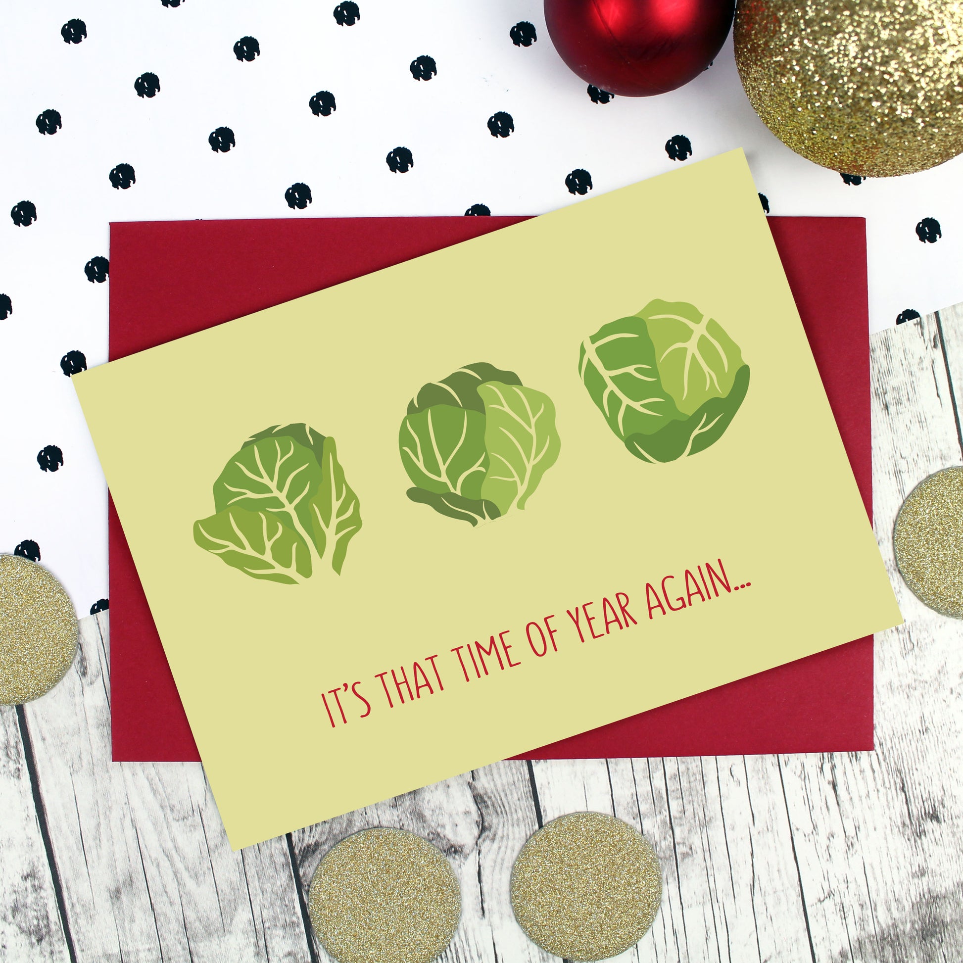 Sprouts Christmas card