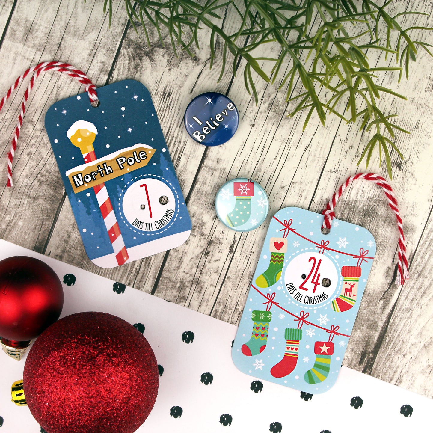 Christmas Badge Advent Calendar