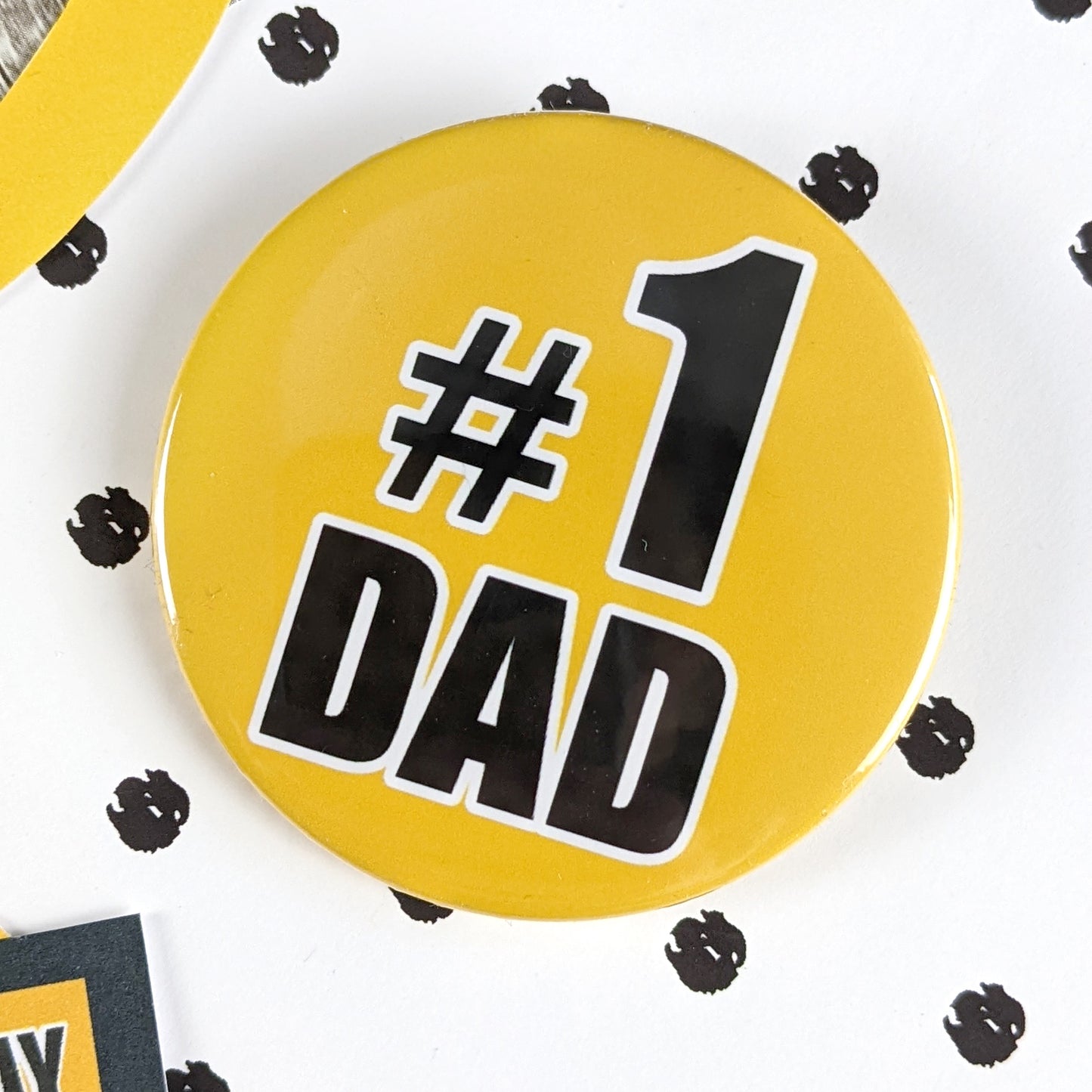 #1 Dad Badge