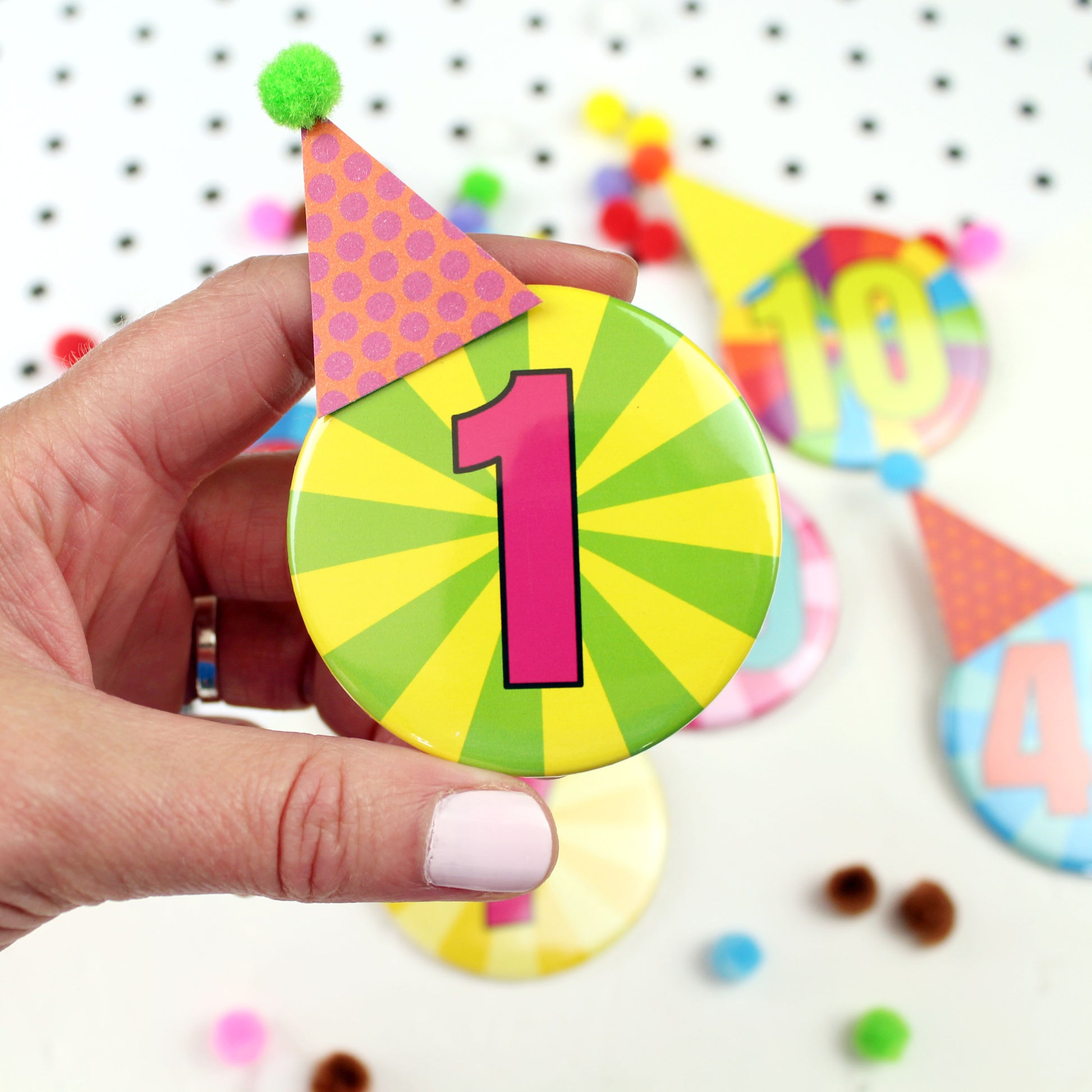 1st birthday badge