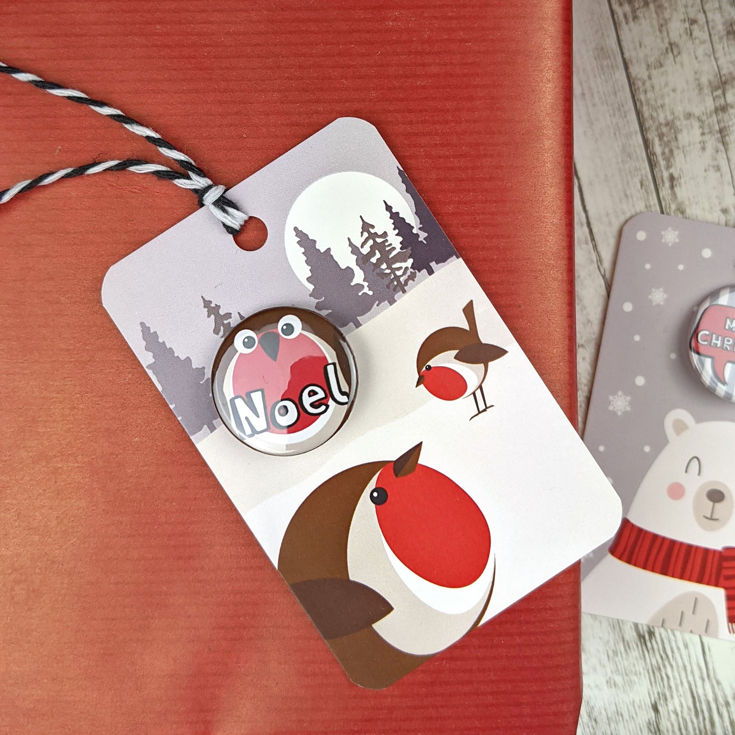 Winter Wonderland Christmas Gift Tags with Badges